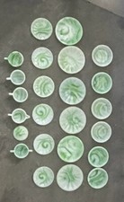 Akro Grn Marb. 24 Pc Childs Dishes