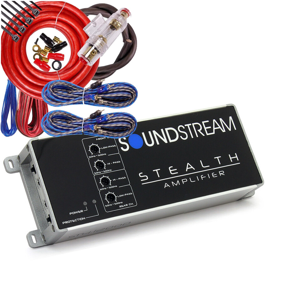 Soundstream ST4.1200D 1200 Watt Compact 4-Channel Motorcycle Car