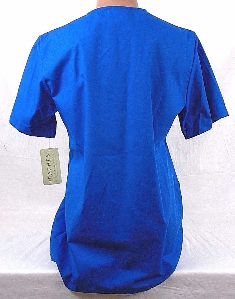 Персики медицинская униформа Lab пальто/скраб Топ 4252 королевский размер XS 357B - Изображение 3 из 4