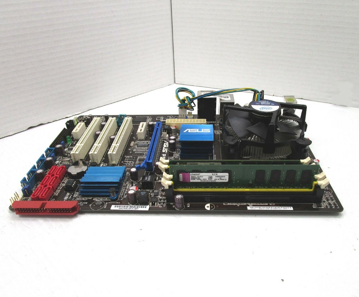 Placa Mãe Asus P5b Deluxe + Celeron 775 C/ Defeito em 2 Slot de Memória