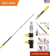 Versatile Bates Extension Pole: 2.4-6 Ft for Painting, Dusting & Squeegeeing