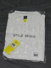 DIADORA White Polo Shirt. Casual Sports Golf Soccer Coach. Style 993810 SMALL