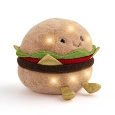 FAO Schwarz Glow Brights Plush LED with Sound Burger