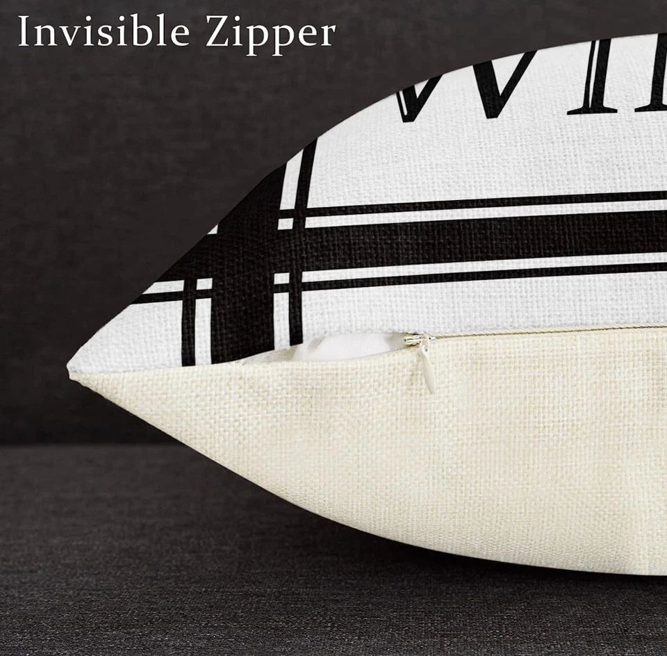 Set of 4 Christmas Holiday Throw Pillow Covers Decor 17"x17" NEW - Image 2 of 4