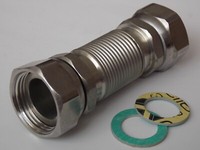 "Edelstahl Wellrohr Ausziehbarar Verbinder Ig 3/4 X 3/4\" Ig Solar Heizung SanitäR"