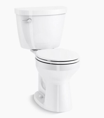 #ad KOHLER Cimarron K 31668 0 The Complete Solution 2 Piece Round Toilet 1.28 gpf $250.00