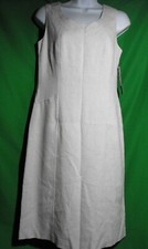 NEW ATELIER 4107279 IVORY LINEN BLEND LINED DRESS AND MATCHING JACKET 2