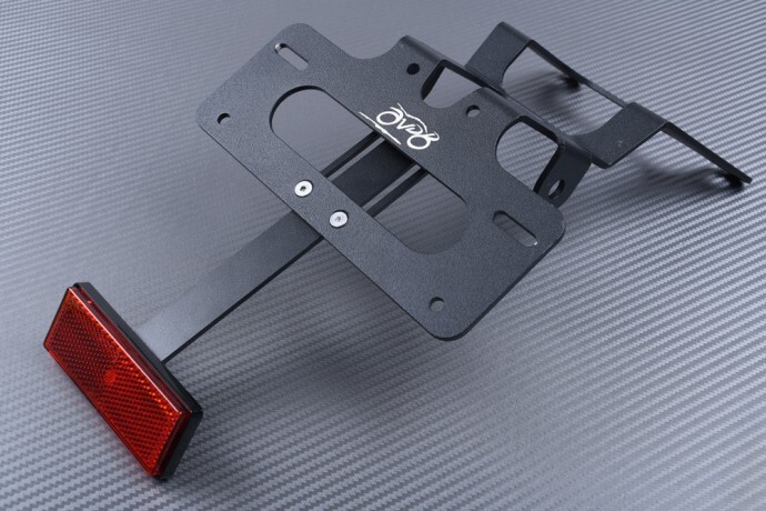 Support de plaque HONDA CRF 450 L avec réflecteur homologué pour moto enduro 2018-2021