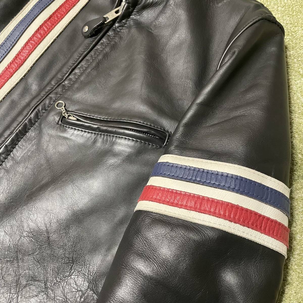 Schott 7165 Single Riders Jacket 36 Cowhide Black Lethereasy 