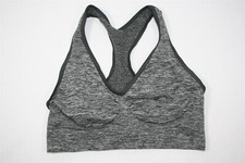 203X04 Hanes G39F Cozy Racerback Pullover Sports Bra MD Heathered Grey