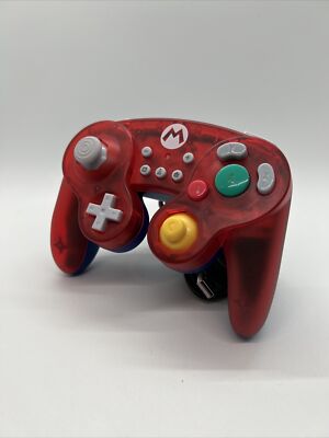 USED Hori Nintendo Super Mario Switch GameCube Classic Controller USB PC from US