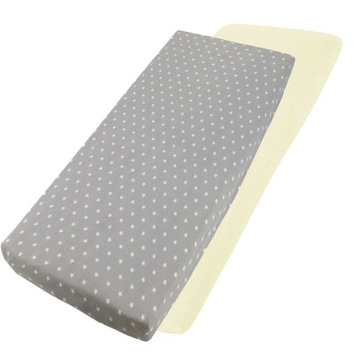 2x sábanas Compatible Con Cuna Chicco LullaGo 100/% algodón-Blanco//Rosa