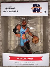 2021 Hallmark Red Box Christmas Tree Ornament Space Jam LEBRON JAMES - NEW