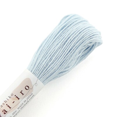 10% Off Sashiko Thread 100% Cotton - #A4 Medium Skein Paletone Baby Blue