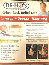 XMas Sale Dr Ho's 2in1 Decompression Belt For Lower Back Pain/ Support Size B