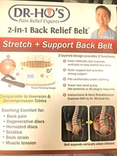 XMas Sale! Dr Ho's 2in1 Decompression Belt For Lower Back Pain/ Support Size B
