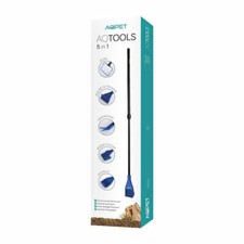 AQPET AQTOOLS 5 IN 1 KIT PER LA PULIZIA E MANUTENZIONE DELL'ACQUARIO