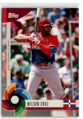 2023 Topps World Baseball Classic Global Stars Base Nelson Cruz #13 Dominican