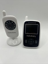 Hello Baby White Monitor  Camera Model Infant HB24RX UNTESTED NO CORDS