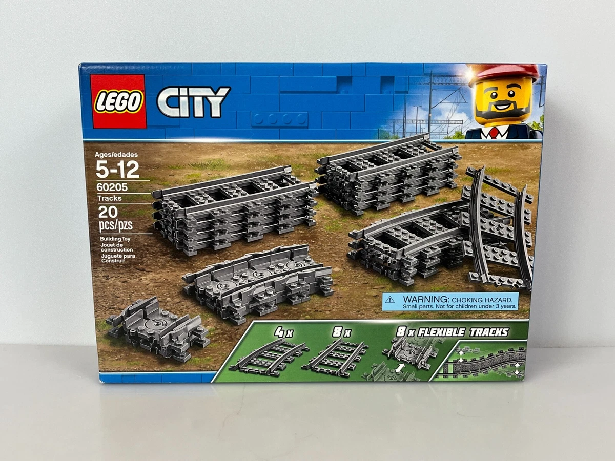 LEGO City Train Tracks Set Model 60205 20Pcs Fits