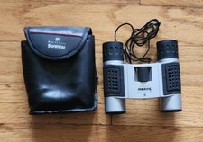 Vintage MultiTech Survivor 8 x 22 Ruby Compact Binoculars - In Case w/Belt Loop