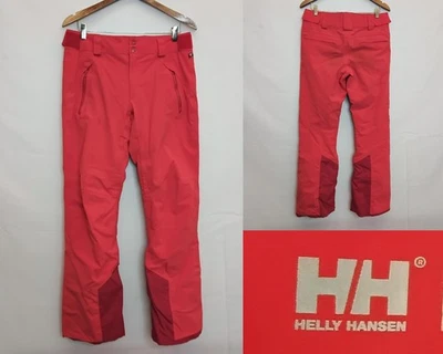 Helly Hansen Snow Pants Women's M Red Ski Snowboard #W4714 - Image 1 of 4