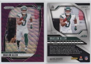 2024 Panini Prizm Rookies Purple Wave Prizm /99 Braelon Allen #311 Rookie RC