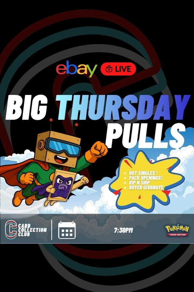 Thursday pullz, Box breaks and singles auctions