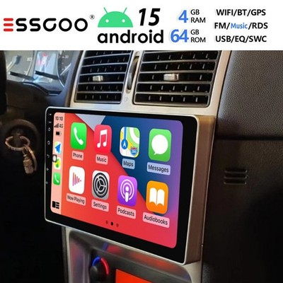 4+64G Für Peugeot 307 CC 2002-2013 Android 15 Autoradio Carplay GPS Navi WIFI FM