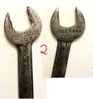 7 DIFFERENT VINTAGE CRAFTSMAN WRENCHES ca.1940:  BY WILDE, MOORE, BILLINGS, ETC. — photo 8