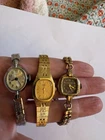 LOT OF VINTAGE LADIES WATCHES FOR REPAIRS, PARTS, PIECES- BULOVA, TIMEX, SEIKO