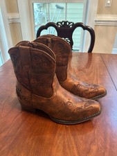 NWT - Roper Women's Faux Leather Western Boots - Snip Toe Womens US9
