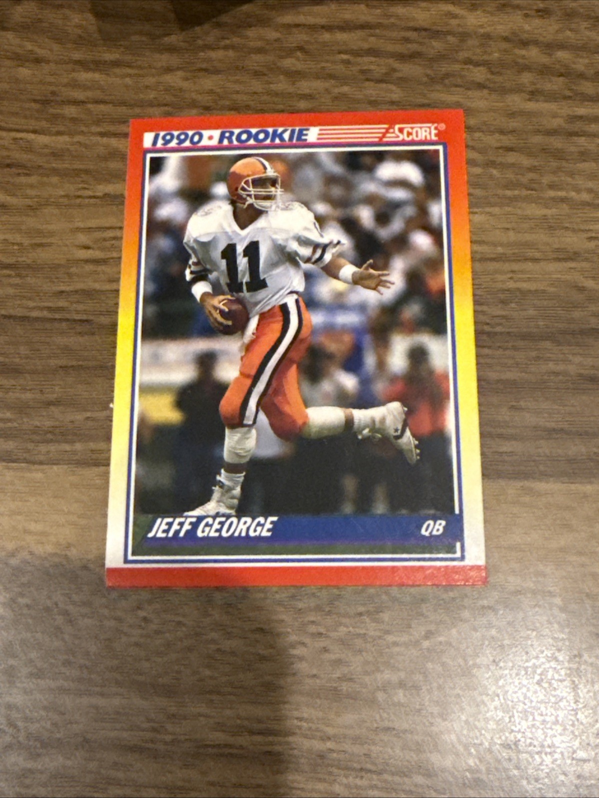 Jeff George 1990 Score Rookie Card RC #634 Illinois