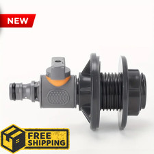PVC Water Tank Adapter Valve Rain Barrel Connector Rainwater Kit