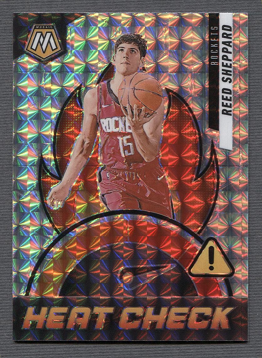2024-25 Panini Mosaic Heat Check #11 Reed Sheppard SP