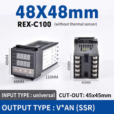 REX-C100 Digital RKC PID Thermostat Temperature Controller Digital REX-C100/ 40A