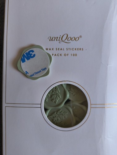 Uniqooo Wachssiegel Aufkleber 100 Stück - Bild 4 von 4