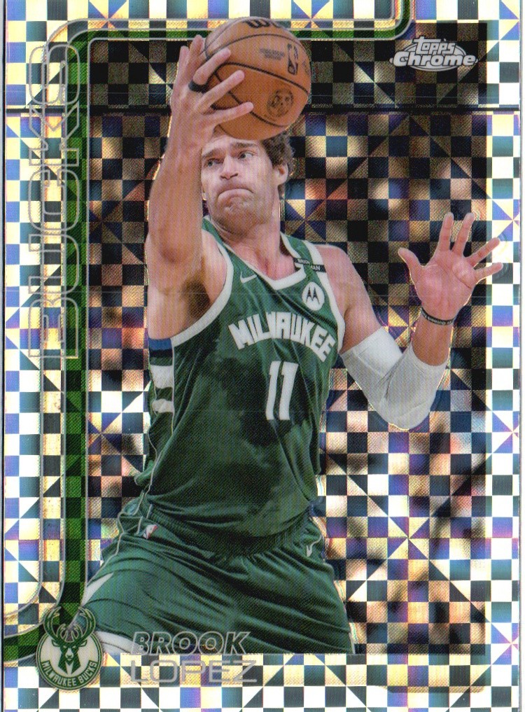 2025-26 Topps Chrome #159 Brook Lopez X-Fractor