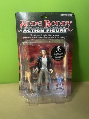 Vintage Anne Bonny Female Pirate Action Figure 2004 Accoutrements Sealed On Card
