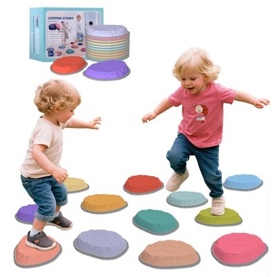 Stepping Stones for , 12 PCS Balance Stepping Stones for Toddlers, Non-Slip O...