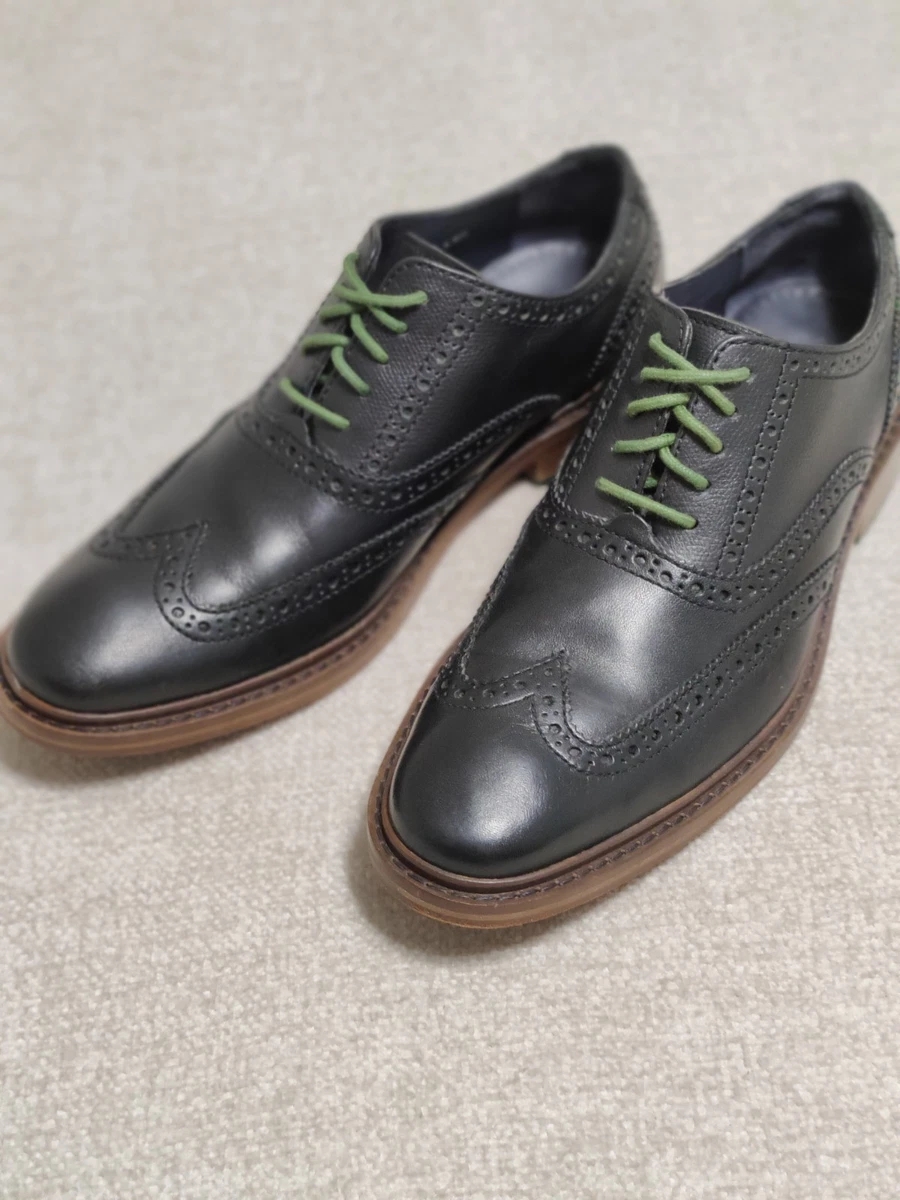 Cole Haan Leather Upper Green Dress Shoes for Men for sale  display picture 1