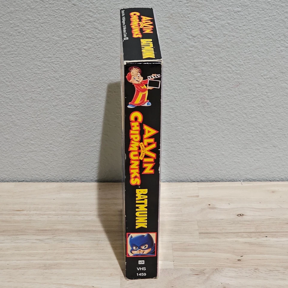 Alvin and the Chipmunks Batmunk VHS 1991 Animation Buena Vista - Image 2 of 4