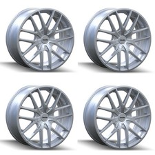 Set 4 18 Touren Tr60 18x8 Hypersilver 5x112 5x120 Wheels 40mm Rims 5 Lug