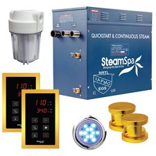 SteamSpa RYT1050 Royal 10.5 KW QuickStart Steam Bath Generator - Gold
