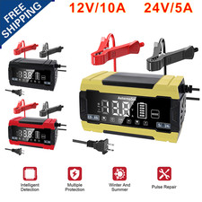 Aeternasol 12v24v Smart Car Battery Charger Automatic Repair Maintainer Trickle Aeternasol 12v24v Smart Car Battery Charger Automatic Repair Maintainer Trickle