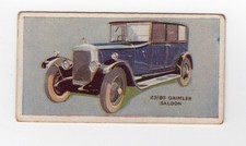 Motor Car Card -�25/85 Daimler Saloon