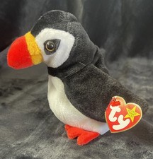 TY Beanie Baby Puffer 1997 Black Stuffed Animal Plush Toy New