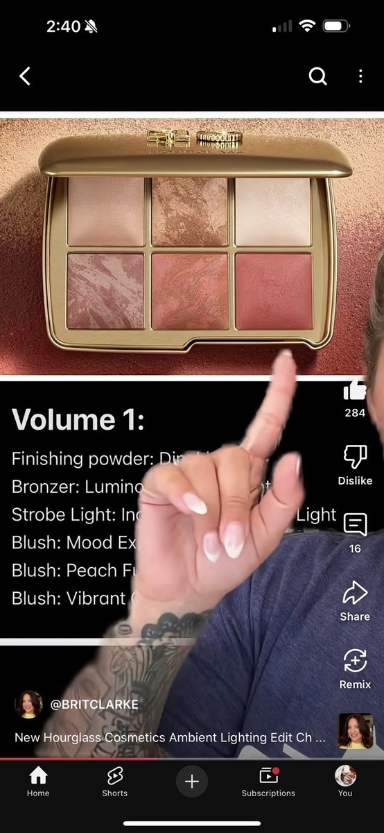 Hourglass Charms Palette NY Flagship EXCLUSIVE Vol I/II PLS