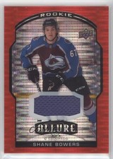 2020-21 Upper Deck Allure Rookie Red Rainbow Jerseys Shane Bowers #87 0a3