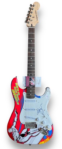 Chitarra firmata JOE SATRIANI grafica personalizzata JSA COA SURFING WITH THE ALIEN - Foto 2 di 3
